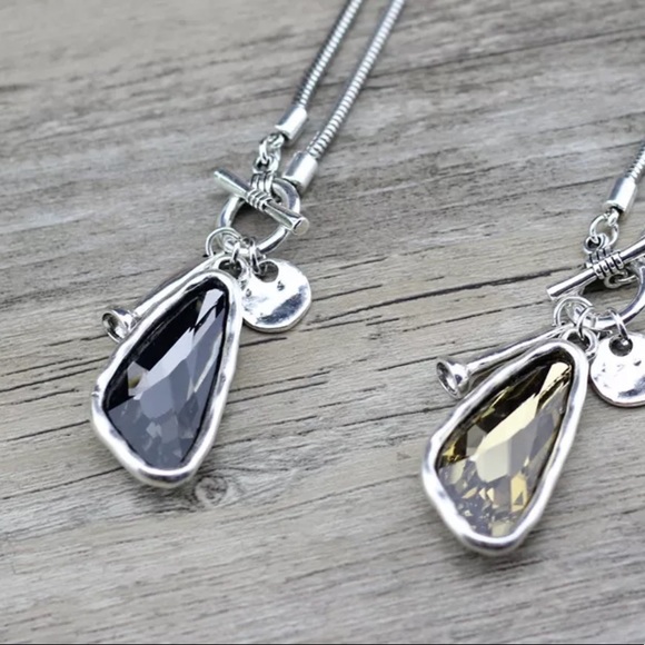 Alloy Opera Crystal Pendant Necklace NEW Bohemian - Picture 8 of 8